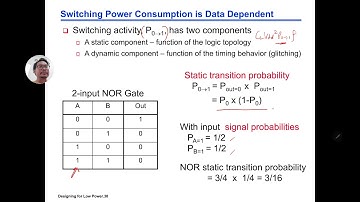 MEEH1163 VLSI Circuits and Design (UTM): 7-2 CMOS Static Power and Analysis