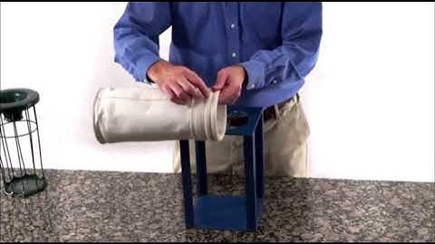 Cách lắp đặt túi lọc bụi