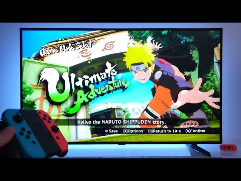 NARUTO SHIPPUDEN: Ultimate Ninja STORM 3 Full Burst Nintendo Switch dock mode 4K TV