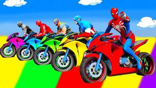 SPIDER-MAN against TUNG TUNG TUNG SAHUR on Motorcycle in RAI