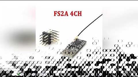 FS2A 4CH AFHDS 2A Mini Compatible Receiver PWM Output for Flysky i6 i6X i6S / FS-i6 FS-i6X FS-i6S Tr