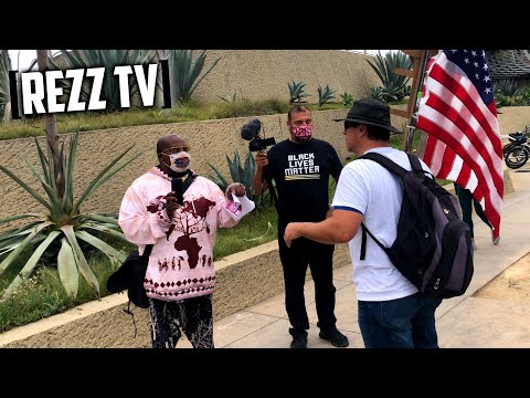 BLM Agitators Show Up To Cause Trouble At A Peaceful Freedom Rally