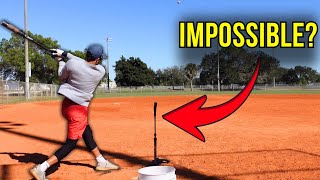 Can A Ex-College Player Hit A Home Run Off A Tee? Complete Failure