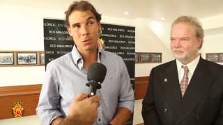 Rafa Nadal con el Real Mallorca
