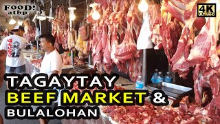 4K || TAGAYTAY MAHOGANY BEEF MARKET & BULALOHAN || Walking tour