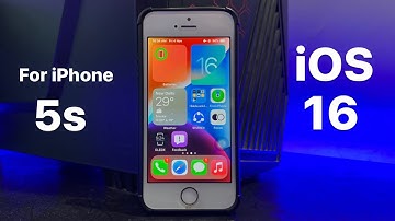 Update iOS 12.5.5 to iOS 16 - Update iPhone 5s on iOS 16