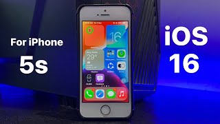 Update iOS 12.5.5 to iOS 16 - Update iPhone 5s on iOS 16 screenshot 4