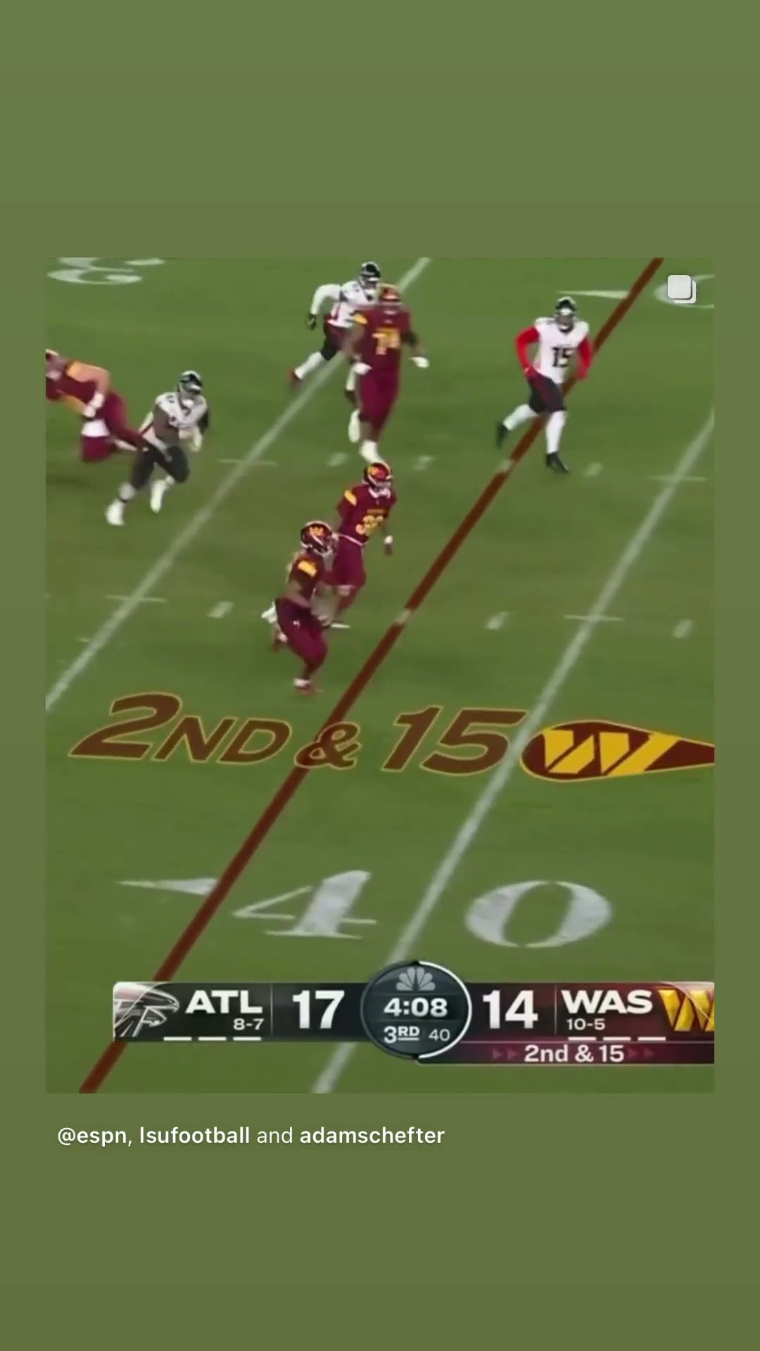 He escaped #hoodnews #jaydendaniels #washingtoncommanders #atlantafalcons #football #omg #how #wow