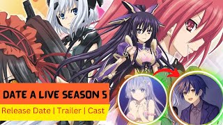 DATE A LIVE 5 TEMPORADA DATA DE LANÇAMENTO e TRAILER 