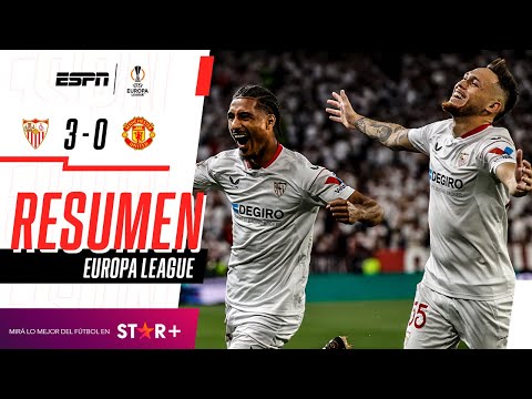 ¡LOS BLANQUIRROJOS GOLEARON A LOS RED DEVILS Y CLASIFICARON! | Sevilla 3-0 Man. Utd. | RESUMEN