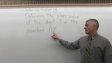 MTH 060 : Section 1.2  Problem 18 : Topics in Developmental Math