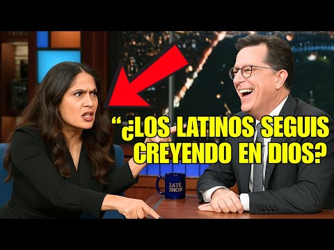 DIOS NO EXISTE" Dice Stephen Colbert. La Respuesta De Salma Hayek Lo  Destrozó - YouTube