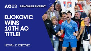 Championship Point | Emotional Djokovic Wins Historic Title | Australian Open 2023 screenshot 5