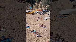Lloret de Mar, Spain Beaches🇪🇸 #2023 #travel #beachvibes #beachlover #shorts