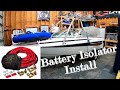 Boat Battery Isolator Install with Keyline