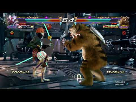 Divine Ruler Yoshimitsu VS Eternal Ruler Kuma Laggy PS4 Version 5 Tekken 7 20220930232623