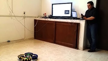 Control of a Quadricopter by Visible Light Communication (VLC)