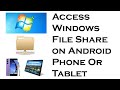 How to Connect to Windows File Share from Your Mobile Phone in 2 Minutes