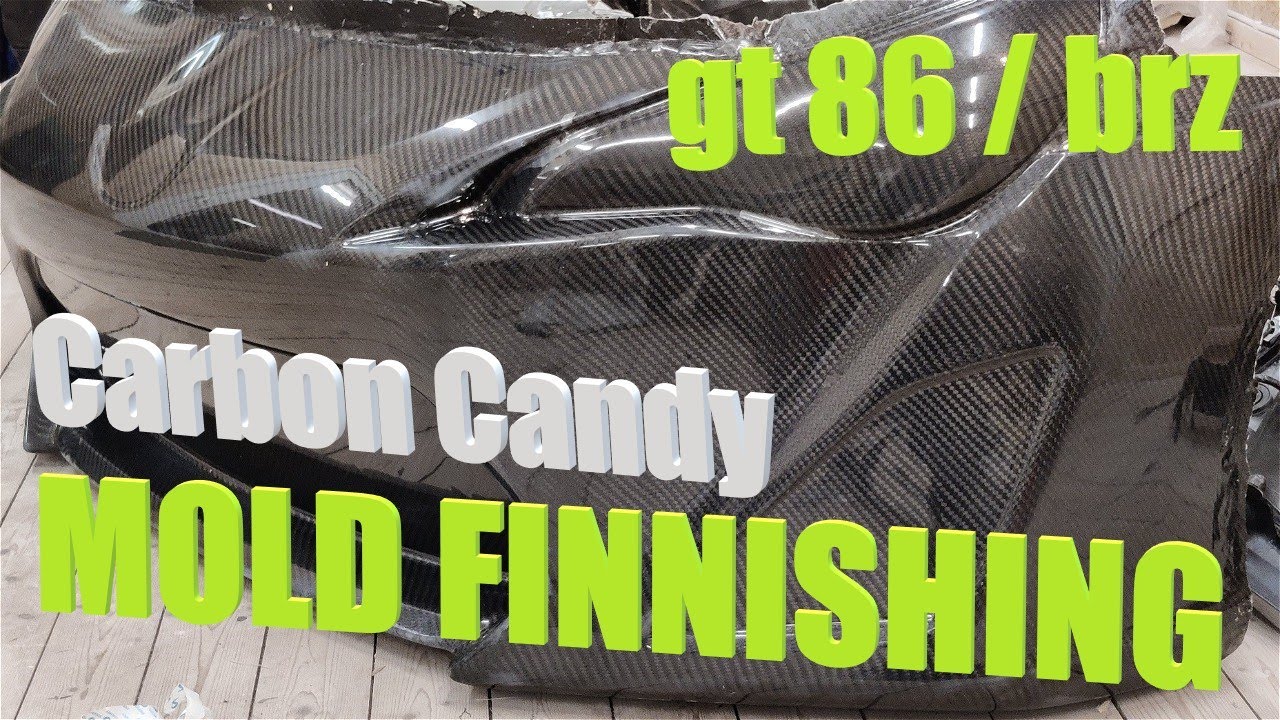 Carbon Candy GT86 / BRZ / FRS front bumper, Mold finishing!