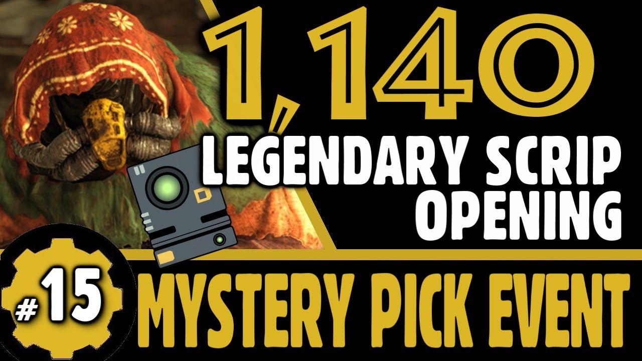 Fallout 76 Legendary Vendor Mystery Pick - Spending 1140 Legendary Scrip - 25% OFF Purveyor SALE