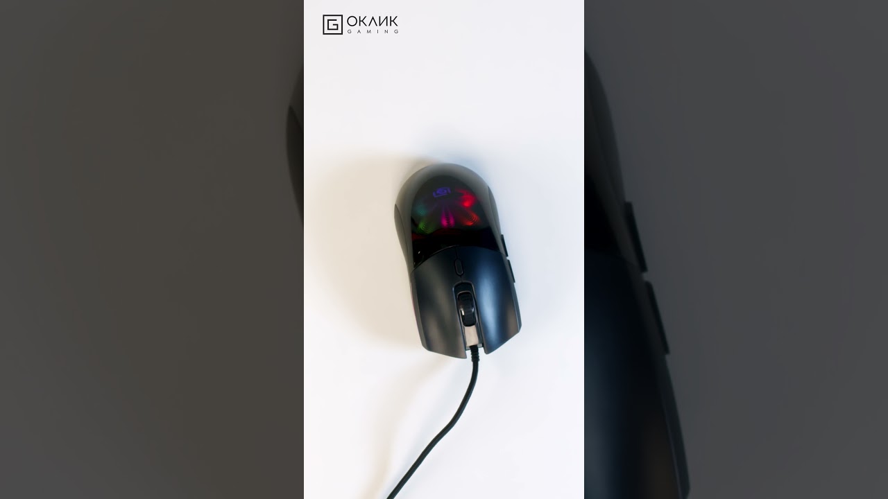 Мышь проводная Oklick 714GM, игровая, оптическая, USB, 7200dpi, черный