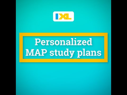 Personalized MAP study plans