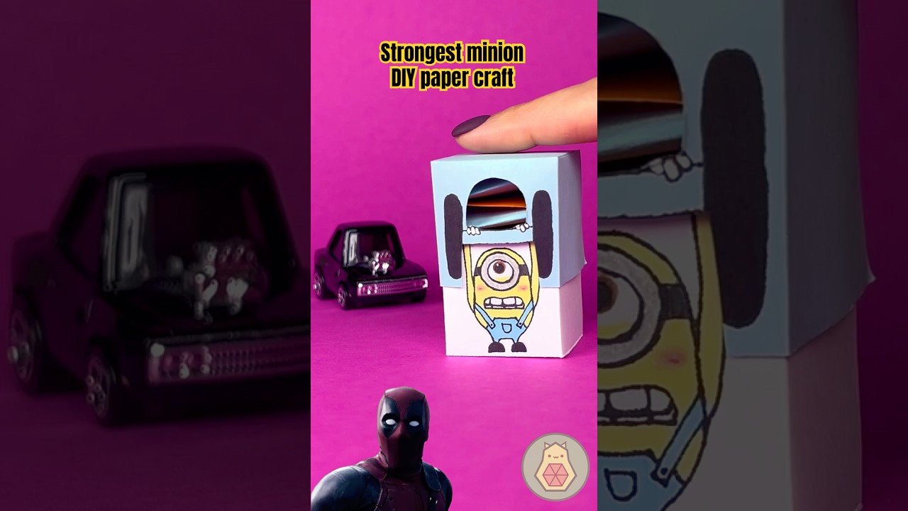 Strongest Minion on Diesel Power! 💪⚡ Fast & Furious Paper DIY! 