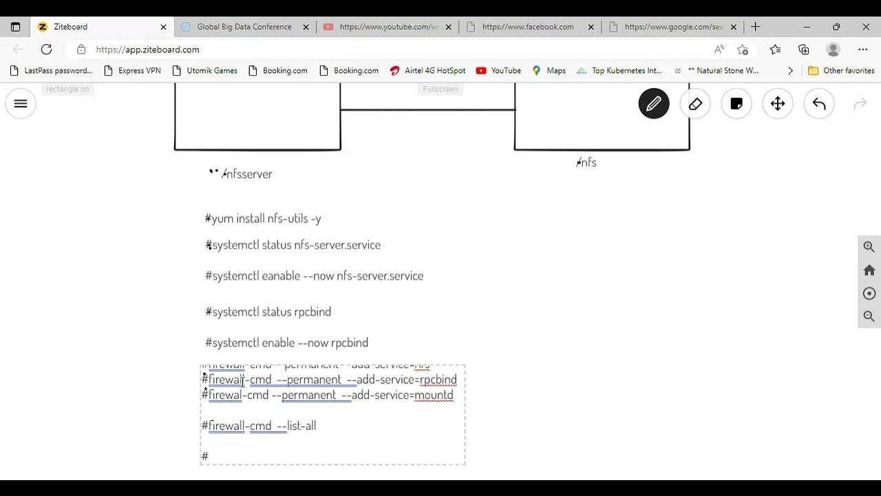 NFS configuration, nfs server.service,rpcbind, mountd, firewall, yum