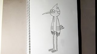 How to draw Mordecai from Regular Show step by step How to draw Mordecai from Regular Show step by step