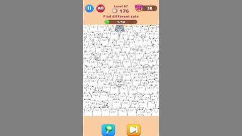 Tricky Prank Annoying Quest Level 57 | Find Different Cats