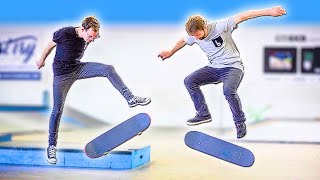 LEARN TO KICKFLIP IN 1 HOUR $10000 CHALLENGE