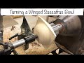 Woodturning: Turning A Winged Bowl from Michigan Sassafras