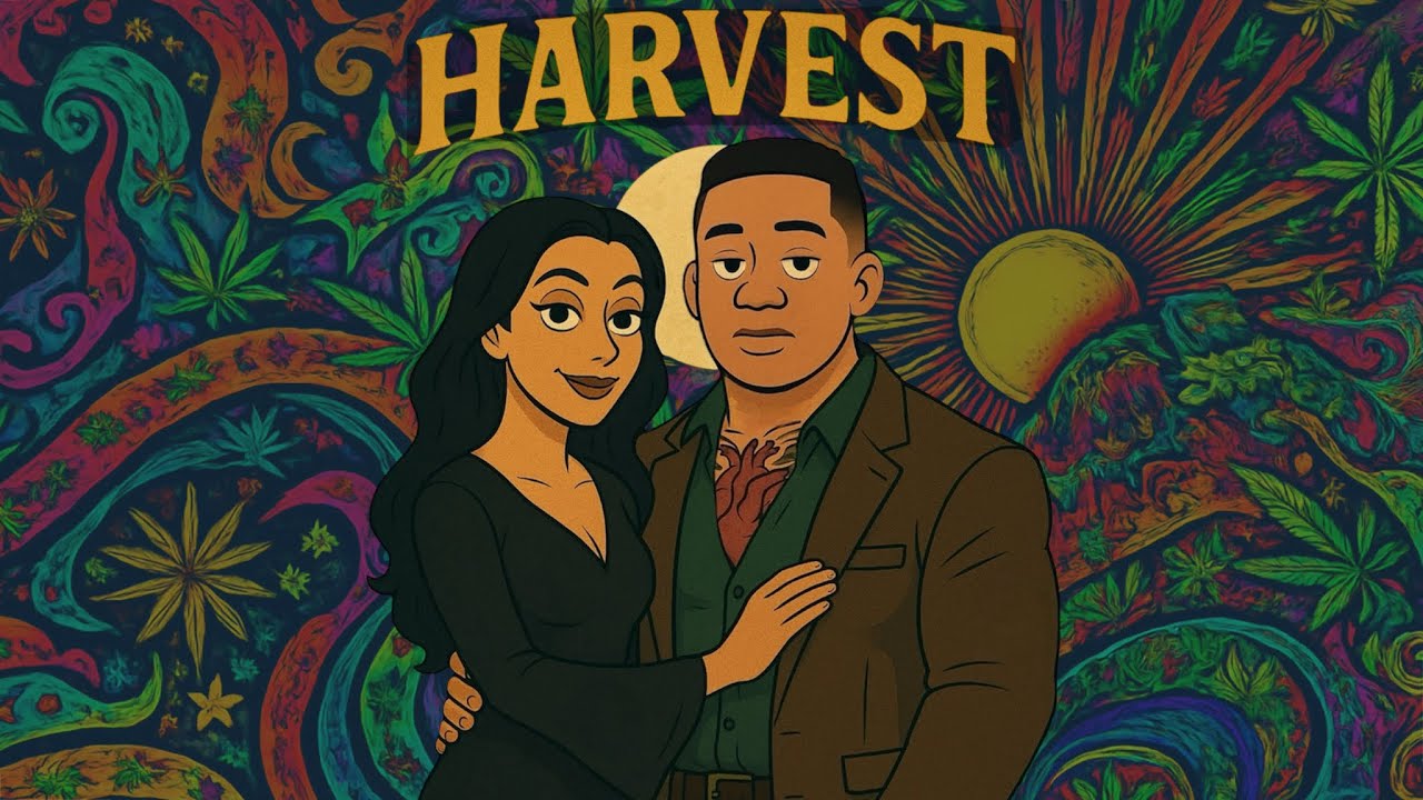 🌿 She Didn’t Want Roses — She Got the Top Cola Instead 💚 | Cannabis Couple Harvest Vibes