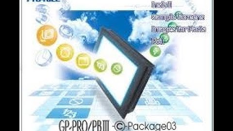 Chọn Model trong màn hình HMI.