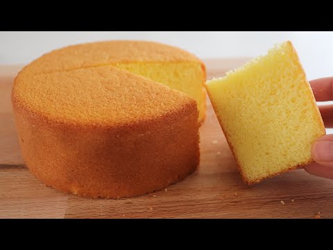 How to make Basic Sponge Cake  Gnoise  Qiong