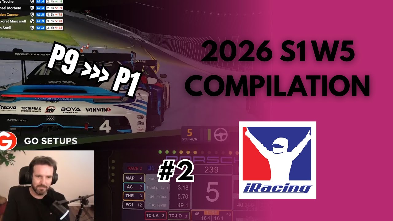 iRacing Season 1 Week 5 2026 #2 – Crash Compilation | Wrecks, Saves & Incidents