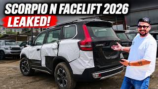2026 Mahindra Scorpio N Facelift *LEAKED* | ALL Details Exterior & Interior New Scorpio n