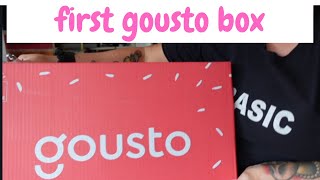 First ever Gousto Box, is it worth the money??