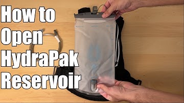 How to Open HydraPak Reservoir