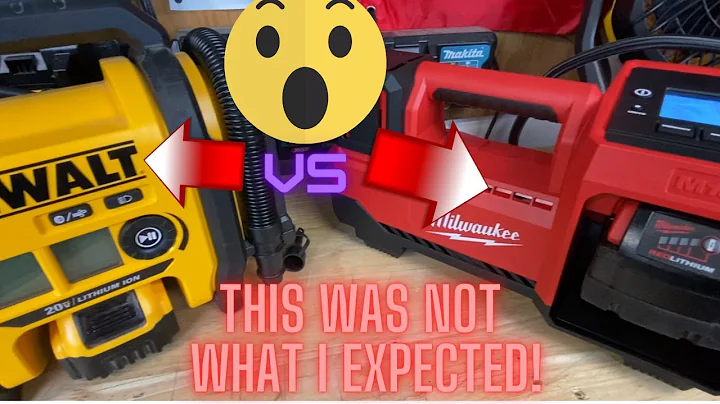 Milwaukee M18 2848-20 VS Dewalt 20V Max DCC020IB Inflators REVIEW! | Is the M18 REALLY the fastest?