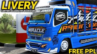 SHARE LIVERY MOD CANTER SUJAMA MALIKA BY @budesign3229 | FREE PPL & REEDIT