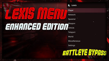 LEXIS MOD MENU | UPDATED FOR ENHANCED | BEST PROTECTIONS | BATTLEYE BYPASS | UNDETECTED