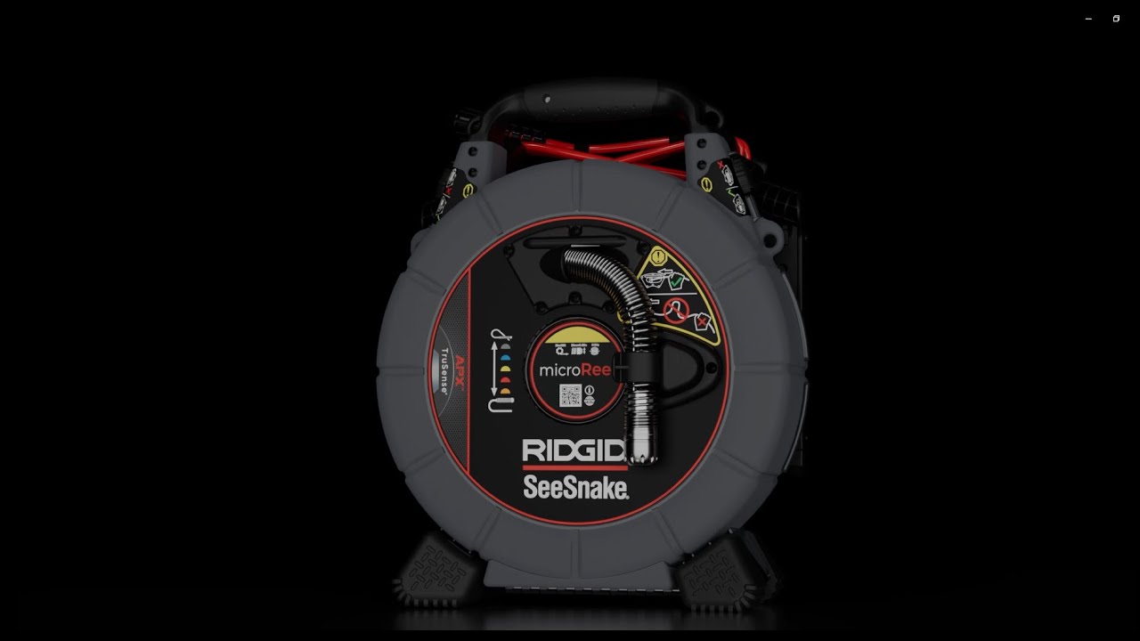 RIDGID SeeSnake microReel APX with TruSense Technology 