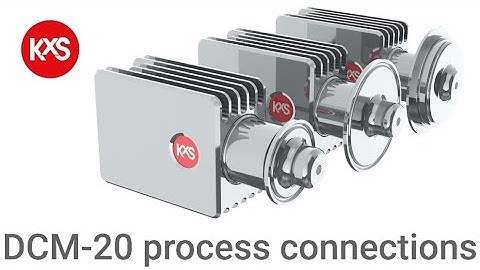 Inline Brix Monitor DCM-20 process connections