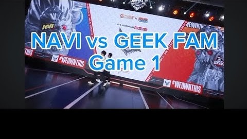 MPL ID S15 W8 D3 - NAVI vs GEEK FAM GAME 1
