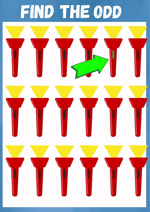 Game Find The ODD Part 36 #emojichallenge #howgoodareyoureyes #