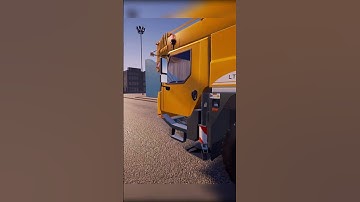 Beauty of Liebherr Telescopic Crane #constructionsimulator22 #liebherr #ps5 #ps4 #steam