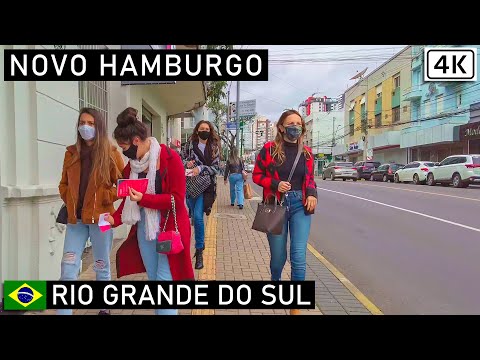 Walking in Novo Hamburgo ?? Rio Grande do Sul, Southern Brazil |【4K】2021