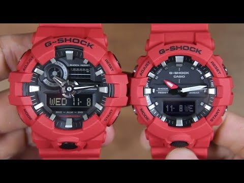 g shock ga700 red