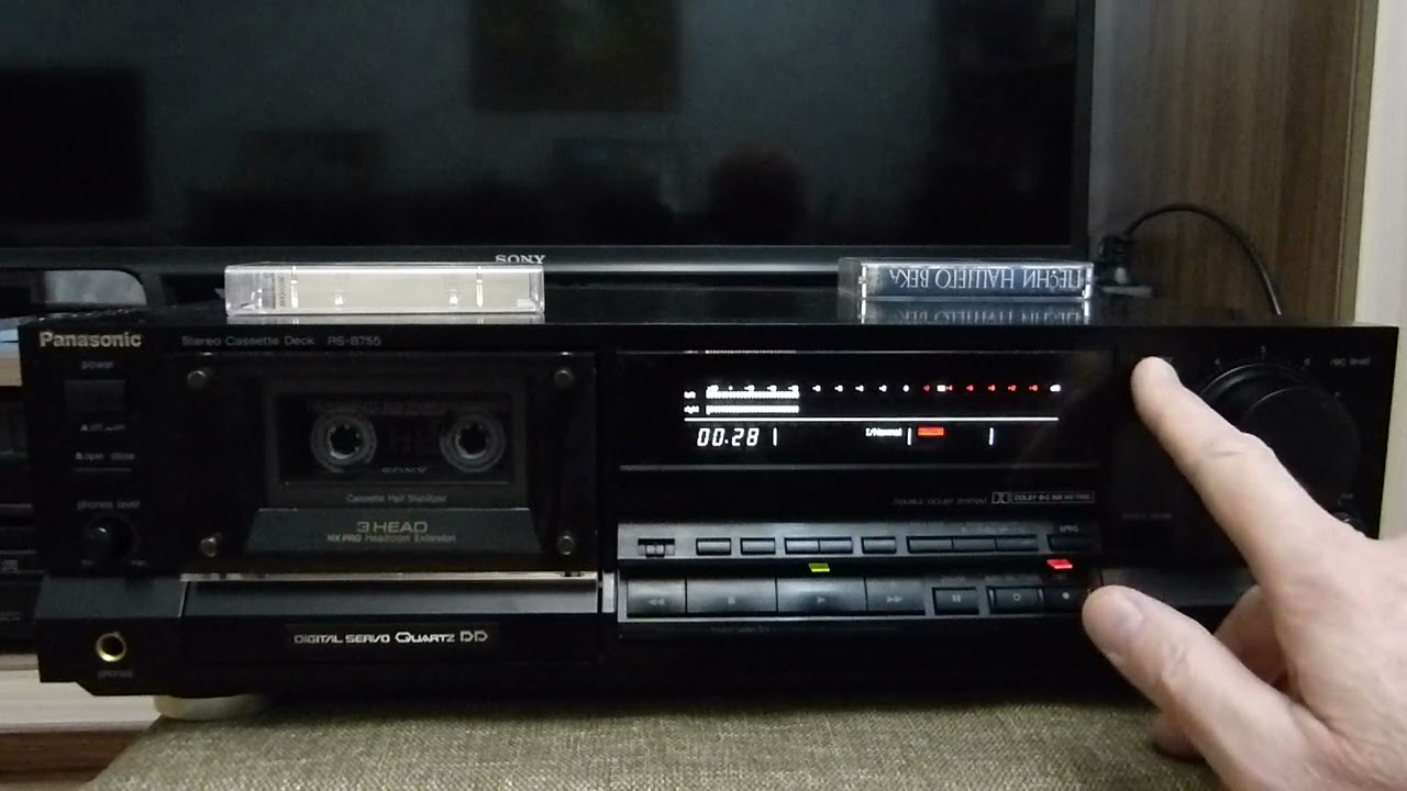 Кассетная дека Panasonic RS-B755 - YouTube